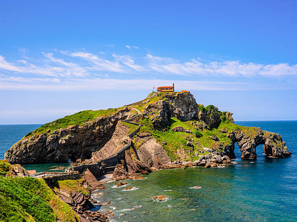 istock San Juan de Gaztelugatxe, Bermeo—dramatic cliffs, turquoise waters, and a winding stone bridge 2227112382