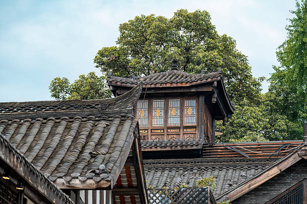 istock Chinese traditional style eaves attic 2227117765