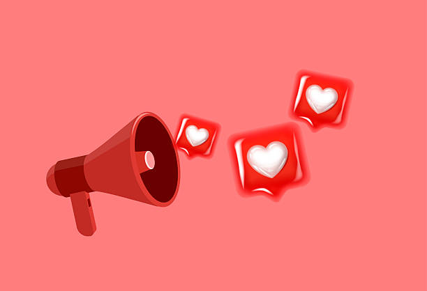 istock Megaphone and lightning. Special offer. Promotion on social networks. Marketing time concept. Speaker or speaker object. 2227125256