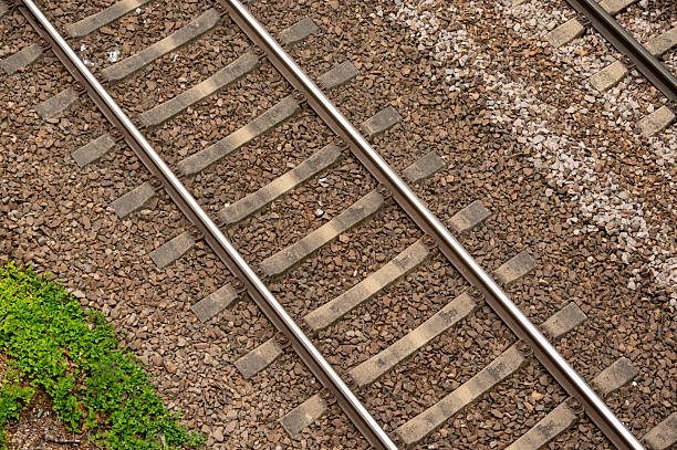 istock Close-up of a rail track 2227132107
