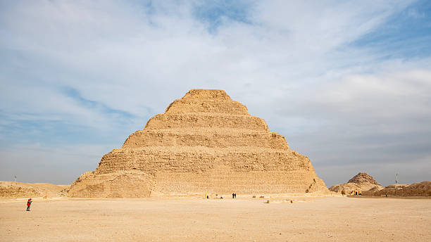 The oldest standing step pyramid in Egypt,designed by Imhotep for King Djoser, located in Saqqara, an ancient burial ground at 30 km south of modern-day Cairo.