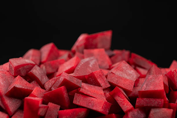 istock Organic Beetroot Cut into Cubes for Healthy Cooking 2227136641