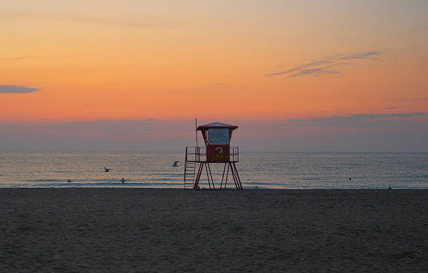 istock The lifeguard's place on the beach. 2227145645