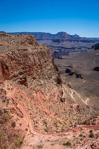 istock Grand Canyon with a winding trail. 2227155956