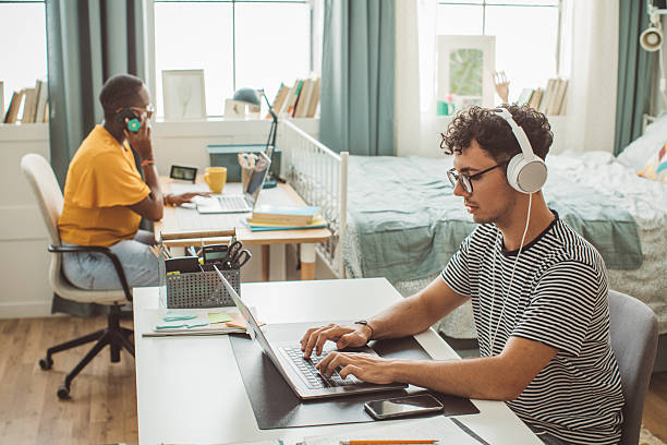 istock Friends at college dorm room 2227157018