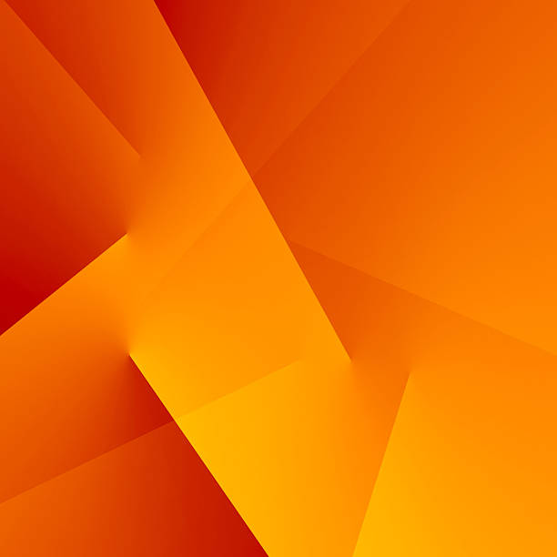 istock Yellow gold orange red abstract background for design. Geometric shapes. Triangle square stripe line. Color gradient. Bright. Modern futuristic. Light dark shades. Web banner. 2227161825