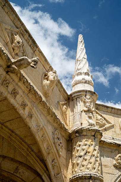 Lisbon, Portugal - May 6, 2025. Architectural details of Cloister at  Jeronimos Monastery, Lisbon, Portugal