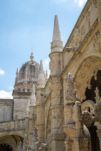 Lisbon, Portugal - May 6, 2025. Architectural details of Cloister at  Jeronimos Monastery, Lisbon, Portugal