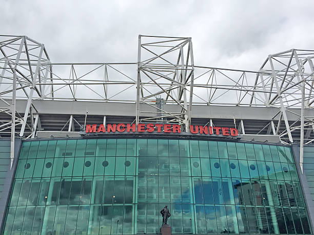 Manchester, United Kingdom - May 19 2018: Old Trafford is  home of Manchester United. It's the largest club football stadium with a capacity of 74,994, has been United's home ground since 1910