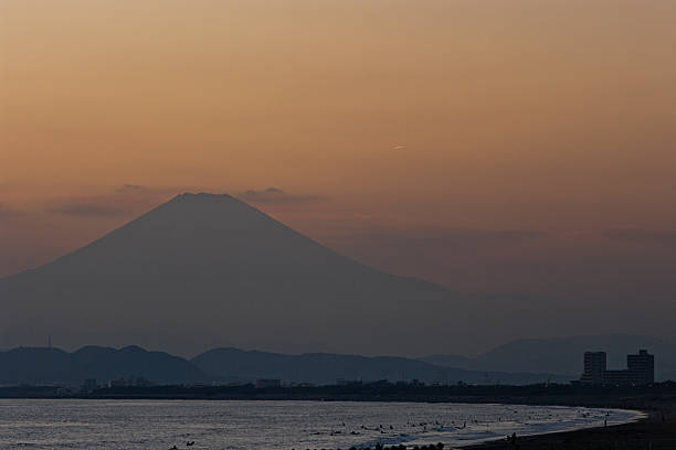 istock Shonan's sea and Mt. Fuji at dusk 2227179268