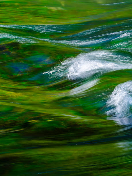 istock Long exposure photograph of a forest river 2227183548