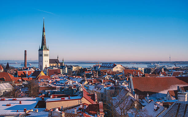istock Estonia Tallinn old town full view 2227187528