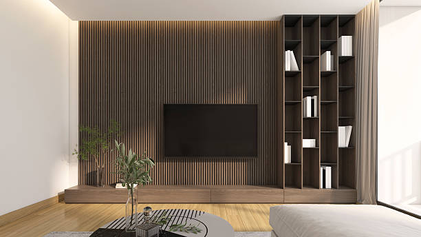 istock Modern minimalist living room 2227187549
