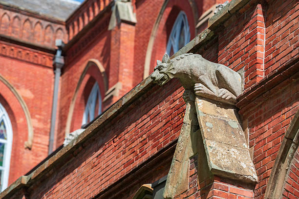 istock gargoyles statue at St. Ignatius Xujiahui Cathedral facade, Shanghai 2227191179