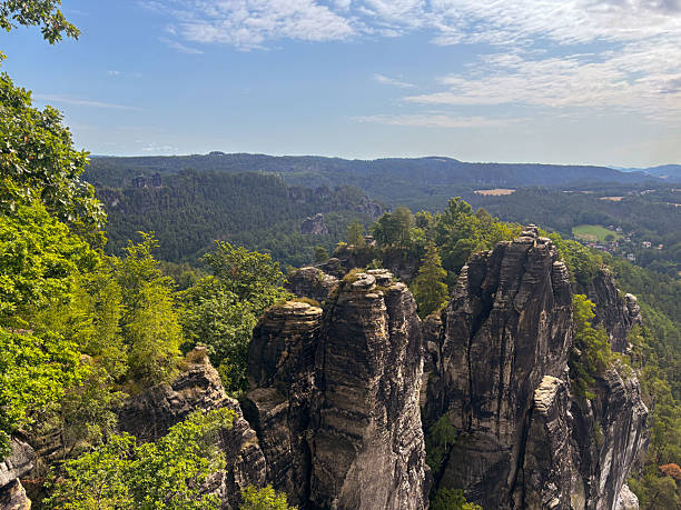 istock Saxon Switzerland view from above. 2227198263