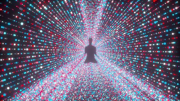 istock Meditating person with particles 2227202329