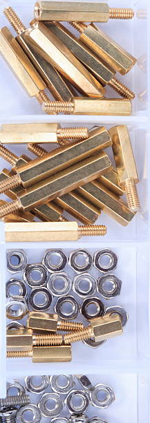 istock Brass Standoff Spacer Male and Female set in plastic container 2227205956