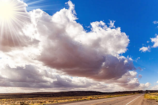 The road to Lees Ferry. The stunningly grandiose American desert. Unforgettable journey through the USA