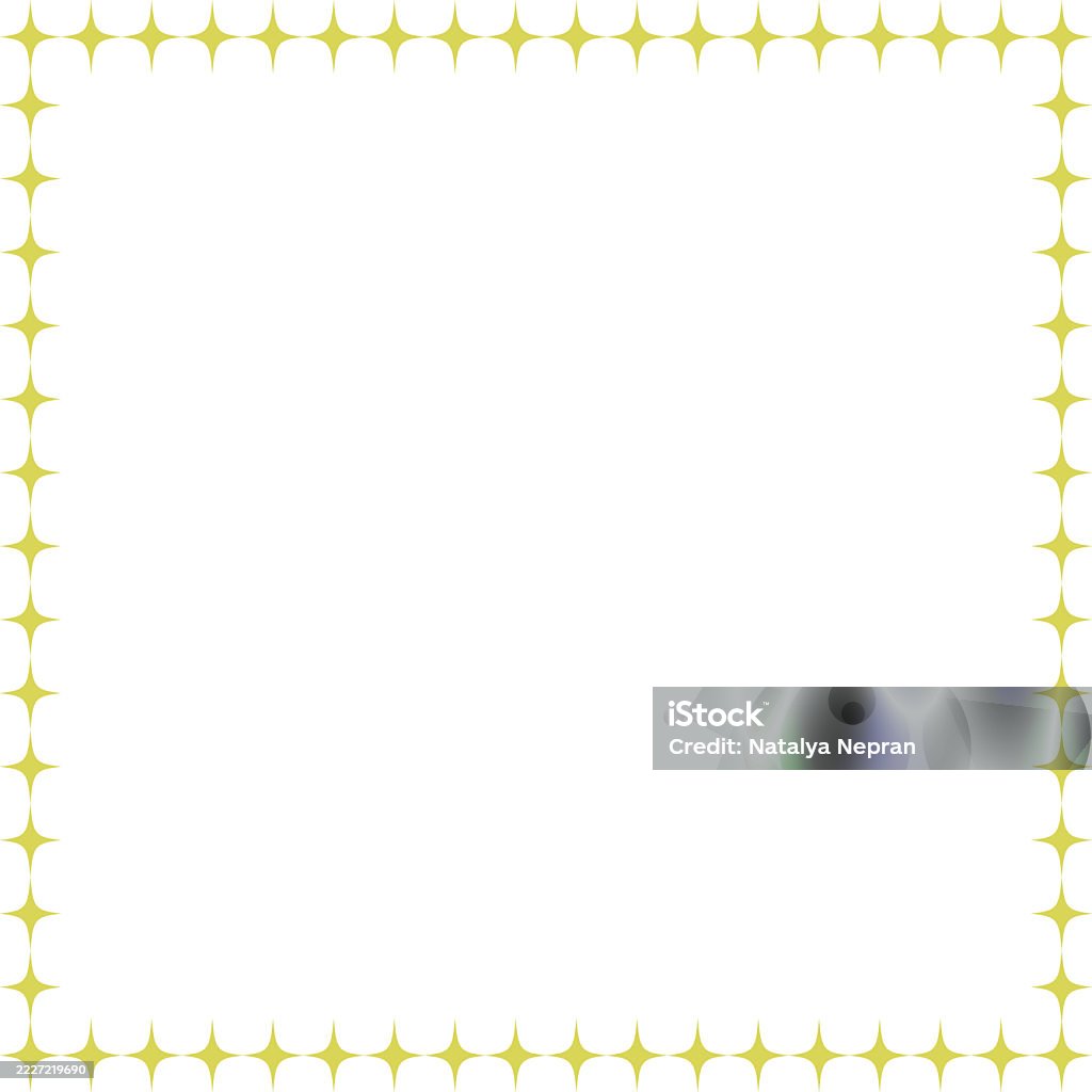 Strar Frame Star Square Frame Outer Space Star Frame With Empty Space For Your Text ...