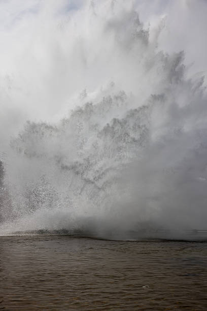 istock Massive Water Explosion on Amusement Park Lake 2227220370