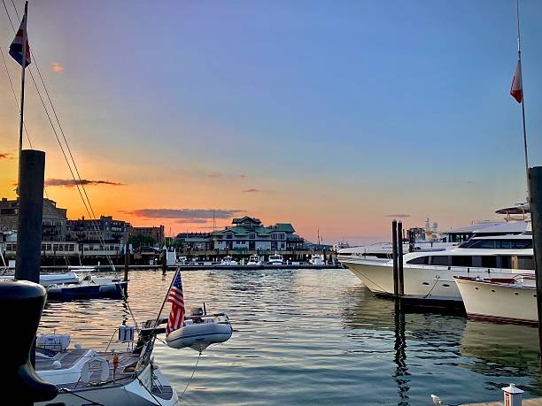 istock Sunset at a Pier in Boston 2227221000