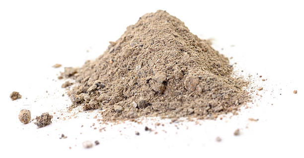 istock Pile of wood ash isolated. 2227228954