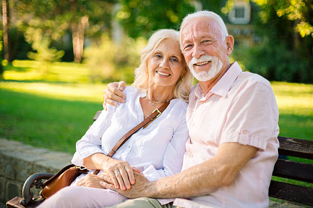 istock Happy senior couple enjoying a sunny day 2227231068