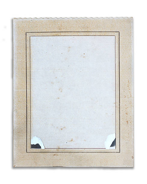 istock Old picture border. Creased and worn from age 2227232441