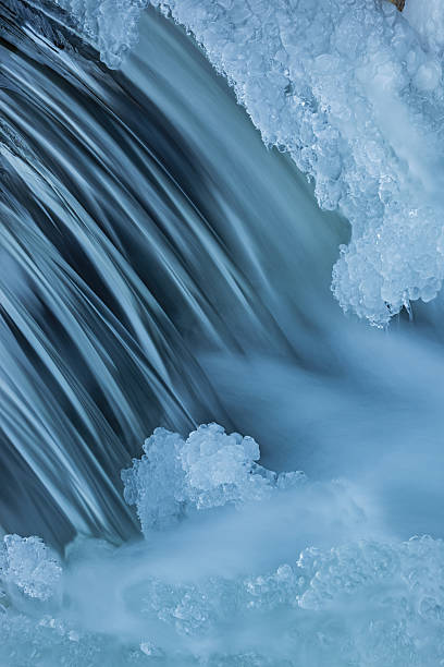 istock Winter, Iced Comstock Creek Cascade 2227234286