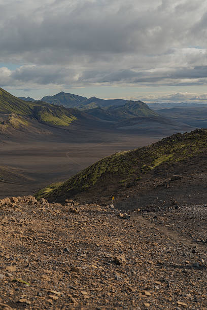 istock Rugged Volcanic Landscape with Moss Covered Slopes in Iceland 2227235383
