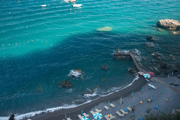 istock Stunning Amalfi Coast with Blue Sea View 2227248019