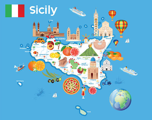 20+ Lipari Island Illustrations Stock Illustrations, Royalty-Free