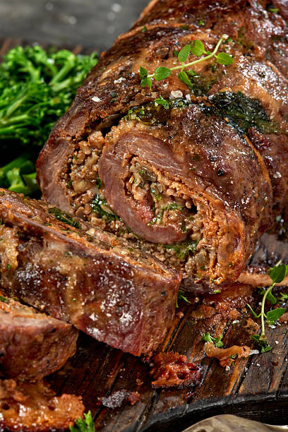 istock Red Pepper Stuffed Flank Steak Roulade 2227252621