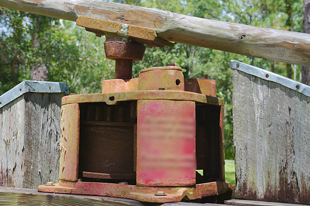 istock Rustic Water Pump Lever Mechanism in a Peaceful Outdoor Setting 2227258748