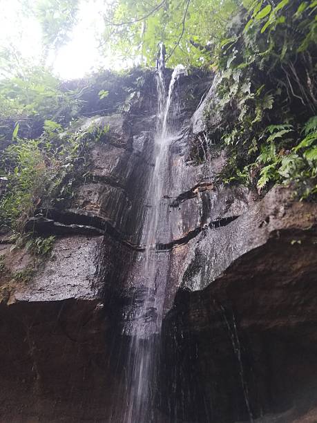 istock The water fall view from the mountain 2227262099