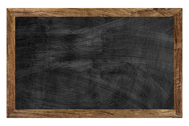 istock Brown wood frame or blackboard isolated on white background. Object with clipping path. 2227266659