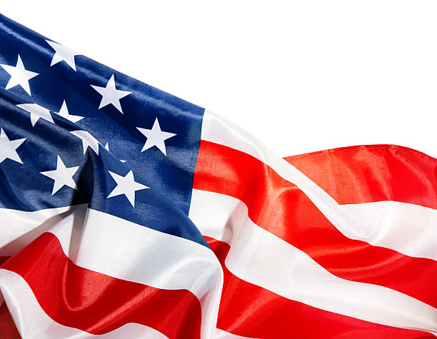 istock American flag on white 2227278120