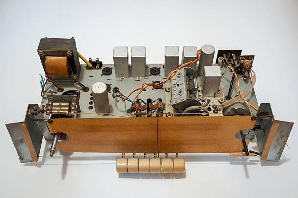 istock Vintage Radio Chassis Top view 2227278204