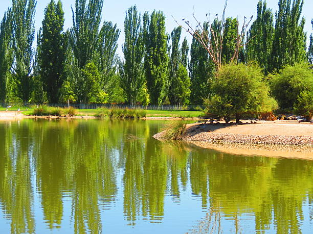 Madrid, Spain - Public park .