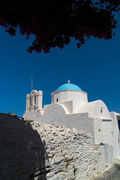 The main city on Sifnos island Greece