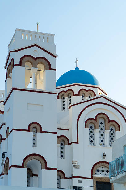 Temples, Churches, Towers and the  beautiful Aegean waters of Amorgos Island Greece, Katapola, Tholaria, Fikiada, Big Blue, Chozoviotissa monastery and a Mule.