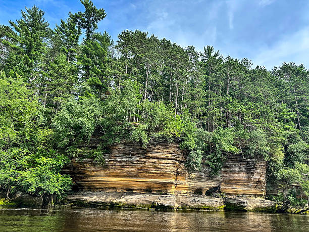 istock Cambrian sandstone rock formations at Wisconsin Dells 2227294478