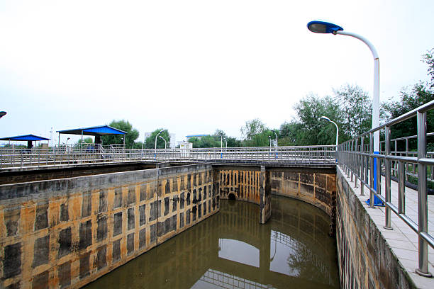 istock Sewage treatment plant oxidation ditch 2227297300