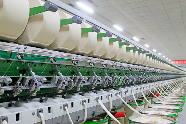 istock Spinning mill machinery and equipment 2227297324