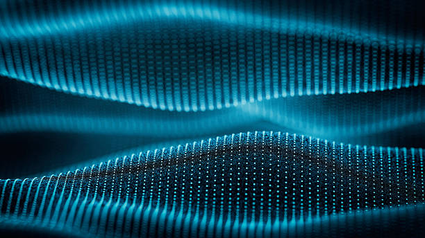 istock Abstract Hologram Landscape background 2227302603
