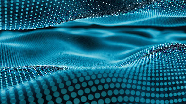 istock Abstract Hologram Landscape background 2227302611