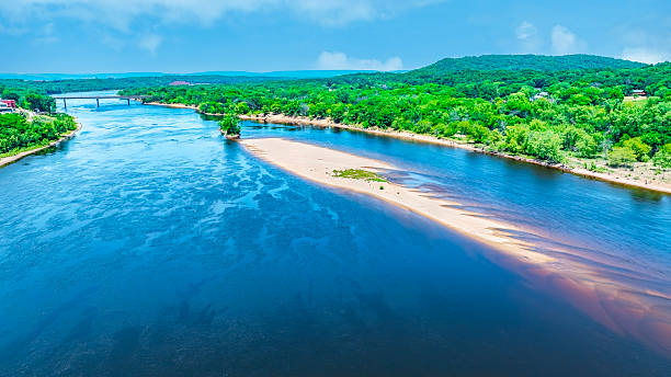 istock Drone view of Wisconsin River 3 2227303832