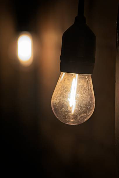 istock Close-Up of Glowing Vintage Light Bulb 2227306255