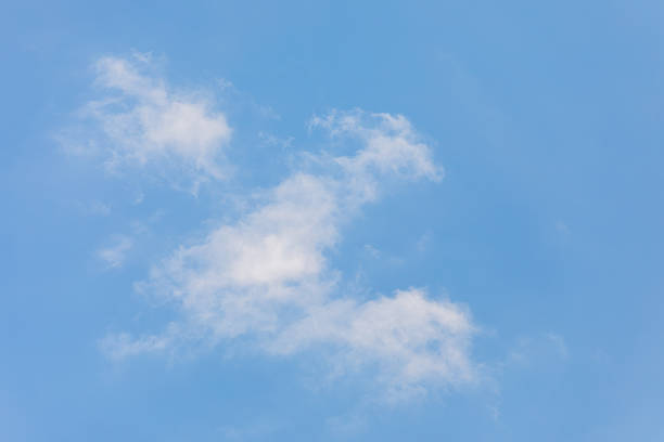istock Soft White Clouds Floating in a Clear Afternoon Sky 2227306594