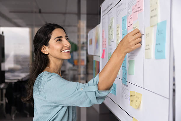 istock Successful young Latin project manager woman working on taskin 2227312779